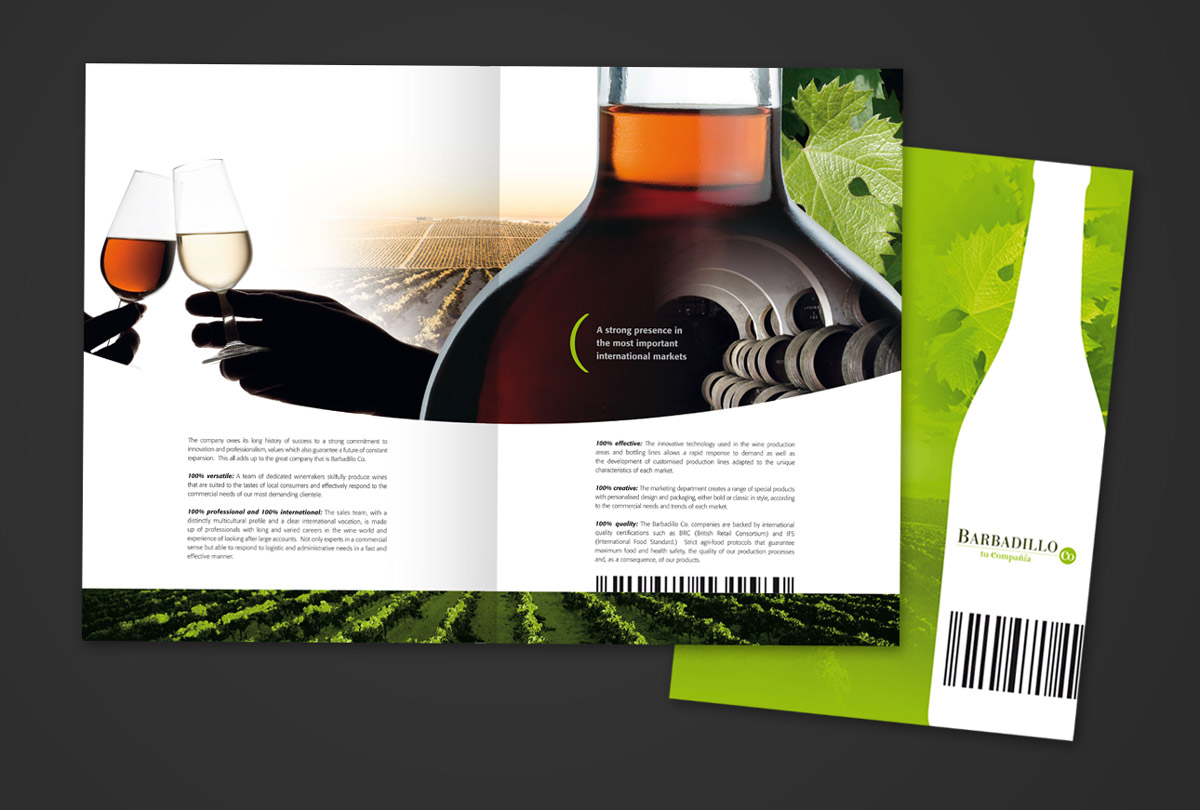 Diseño de comunicación para Barbadillo Premium realizado por Oficina de Arte